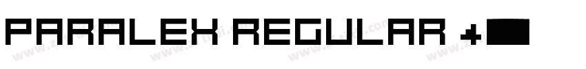 Paralex Regular 4字体转换